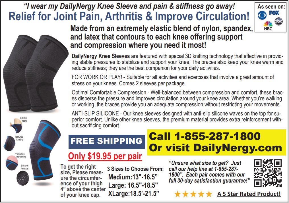 Black Knee Sleeve Ad